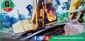 Invasores destruyen maquinaria y predio con título de propiedad en Yarinacocha