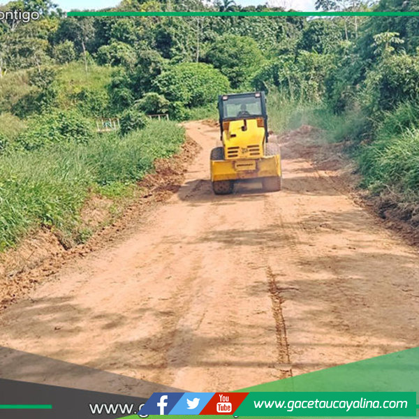 Intervienen calles del barrio 24 de Diciembre ENCI en Contamana