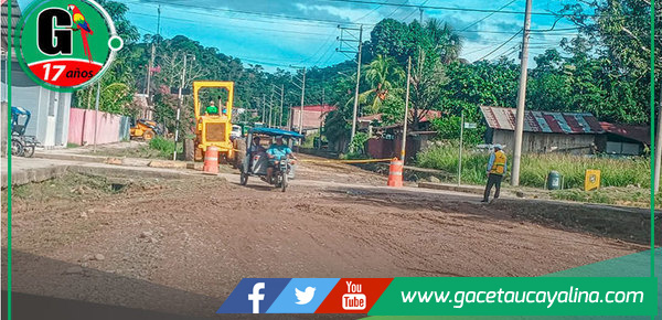 Municipalidad enripia calles del sector Los Cedros en Atalaya