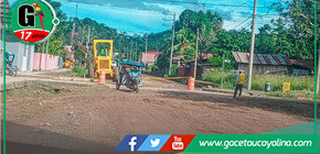 Municipalidad enripia calles del sector Los Cedros en Atalaya