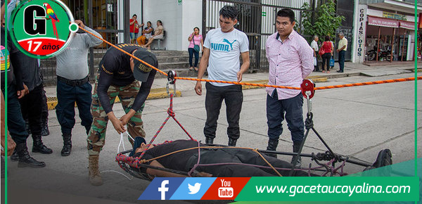 Sinchis de Mazamari entrenan a serenos de Atalaya en emergencias