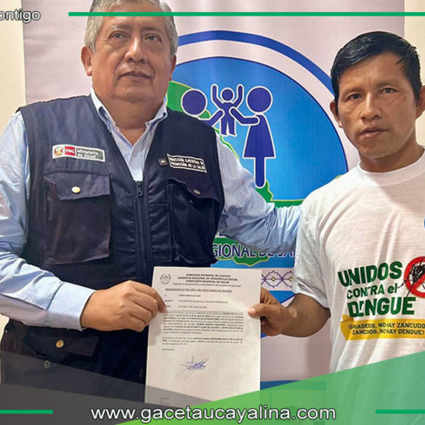 Agente comunitario Alex Soria se convierte en enfermero gracias a Ocho Sur