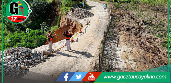 Municipalidad de Atalaya habilita vía alterna tras lluvias