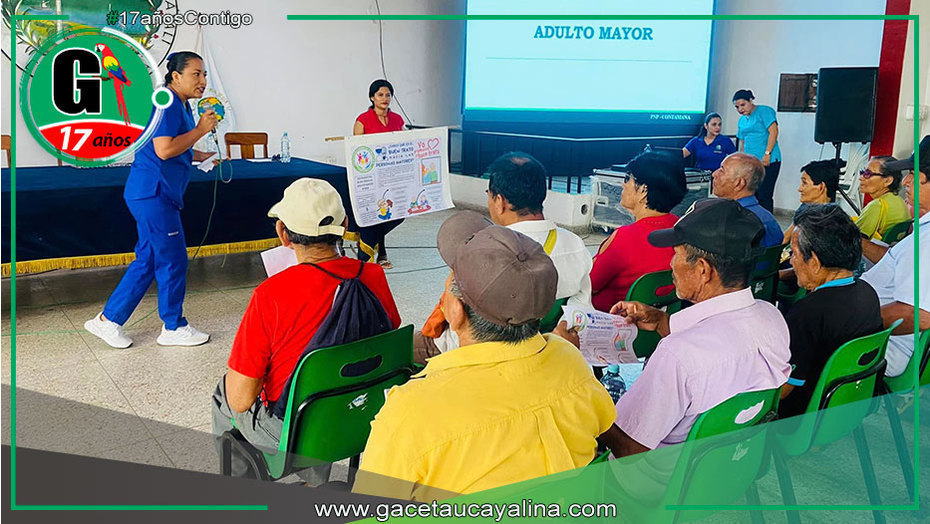 Charla sensibiliza sobre buen trato al adulto mayor