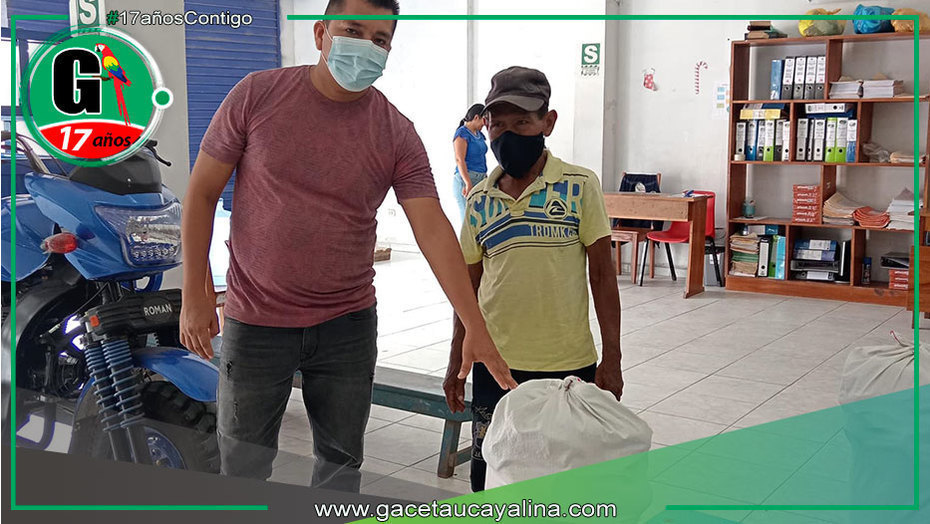 Entregan canastas básicas a pacientes con tuberculosis en Contamana