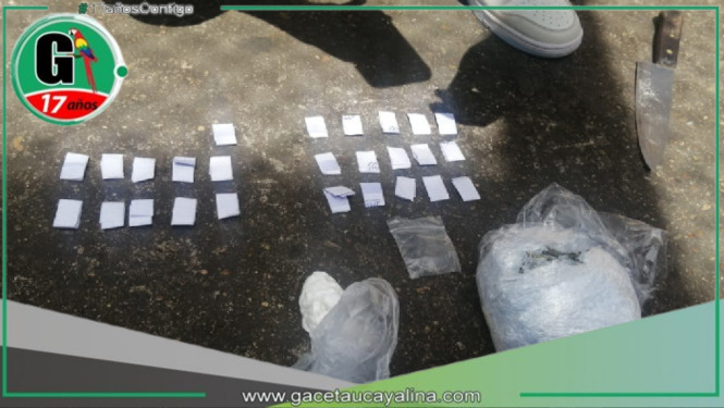 Hallan paquetes con presuntas drogas arrojadas desde el exterior en penal de Puerto Maldonado