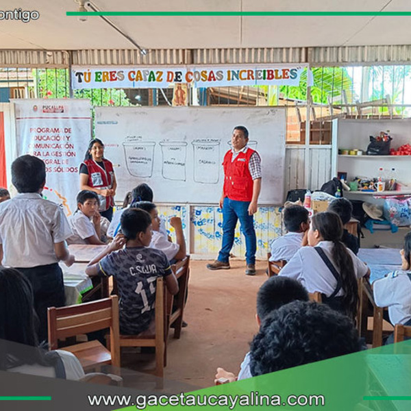 Promueven reciclaje en colegio con apoyo del MINAM