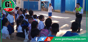 Contamana inicia campaña vial en colegios de la provincia