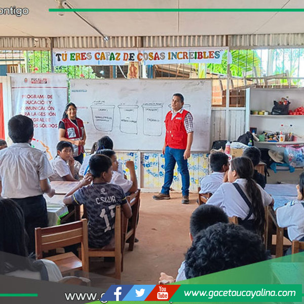 Promueven reciclaje en colegio con apoyo del MINAM