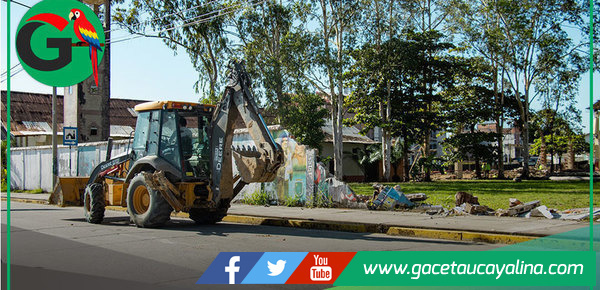 Municipalidad mejora muro parroquial sin gasto presupuestal directo