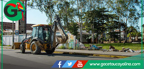 Municipalidad mejora muro parroquial sin gasto presupuestal directo