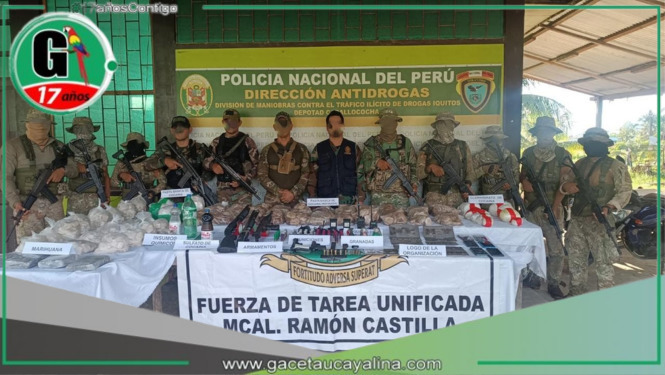 Fuerzas del orden asestan contundente golpe al narcotráfico en Loreto y el Vraem