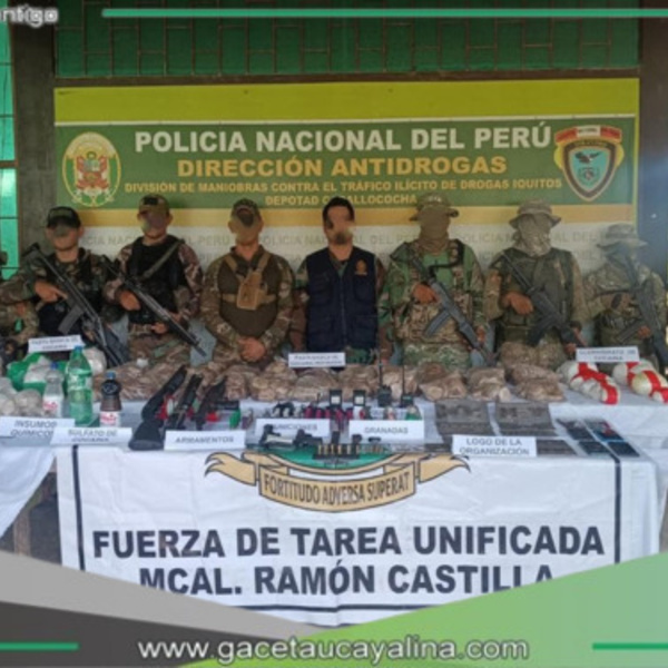 Fuerzas del orden asestan contundente golpe al narcotráfico en Loreto y el Vraem