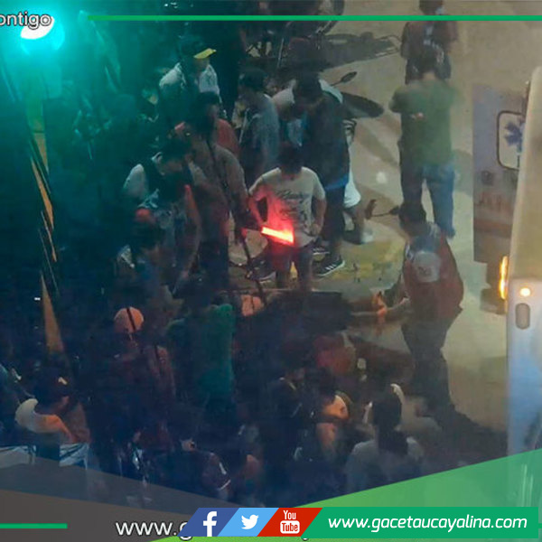 Videovigilancia capta dos accidentes en calles de Pucallpa