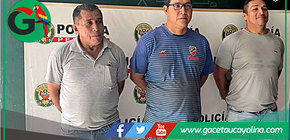 Detienen a tres trabajadores municipales por robo de combustible en Manantay