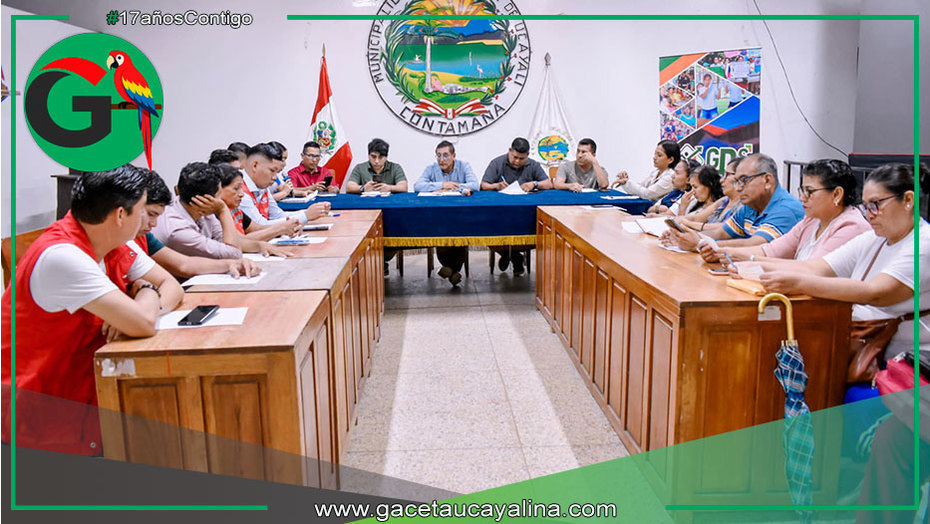 Contamana refuerza políticas sociales en sesión de articulación
