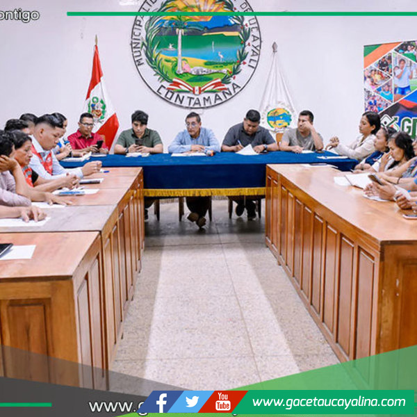 Contamana refuerza políticas sociales en sesión de articulación