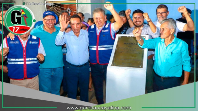 Municipalidad de Maynas inaugura modernas vías en el A.H. 18 de Octubre