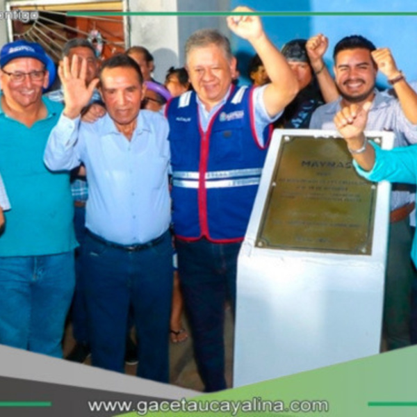 Municipalidad de Maynas inaugura modernas vías en el A.H. 18 de Octubre 