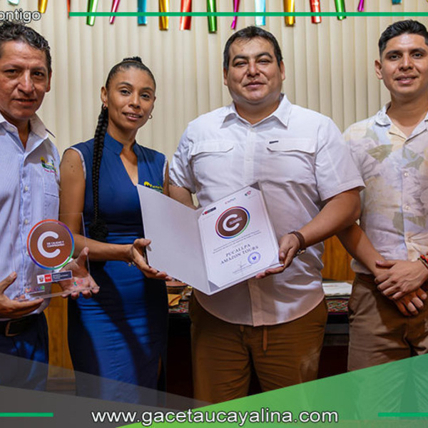 Mincetur premia a Pucallpa Amazon Tours por excelencia turística