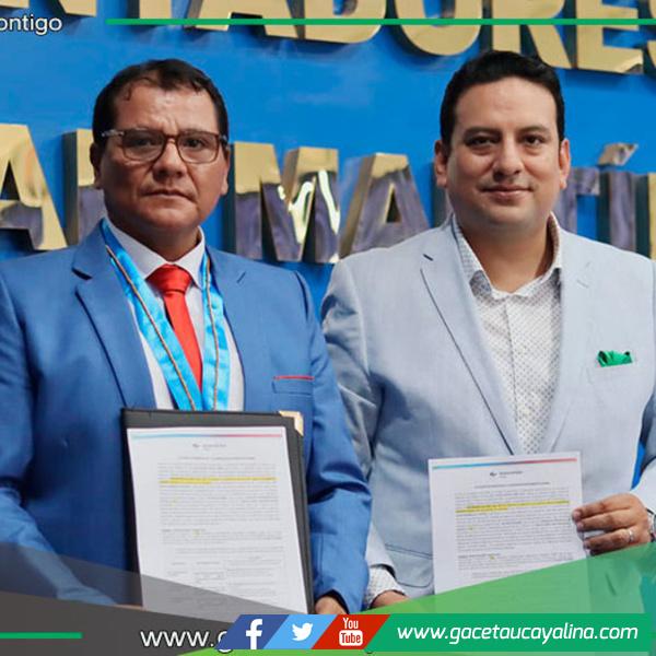 Colegio de Periodistas de Ucayali firma convenio con el Grupo EDUCA EDTECH
