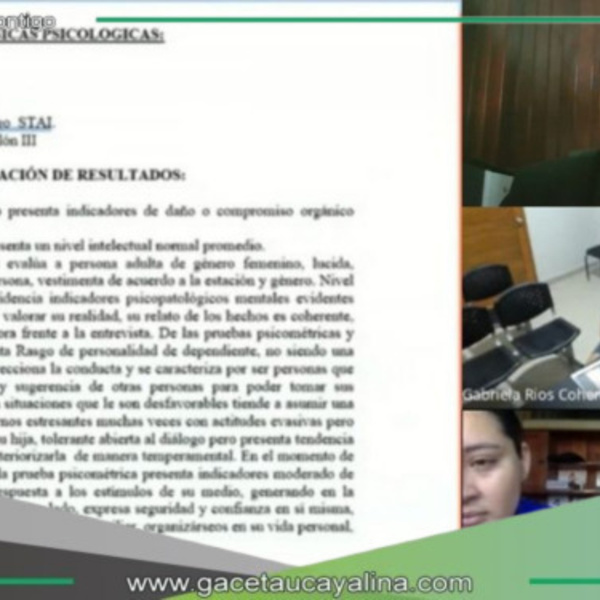Corte de Ucayali capacita a psicólogos de Masisea en elaboración de informes periciales conforme a la Ley 30364