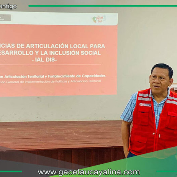 Ucayali refuerza capacidades con enfoque territorial y social