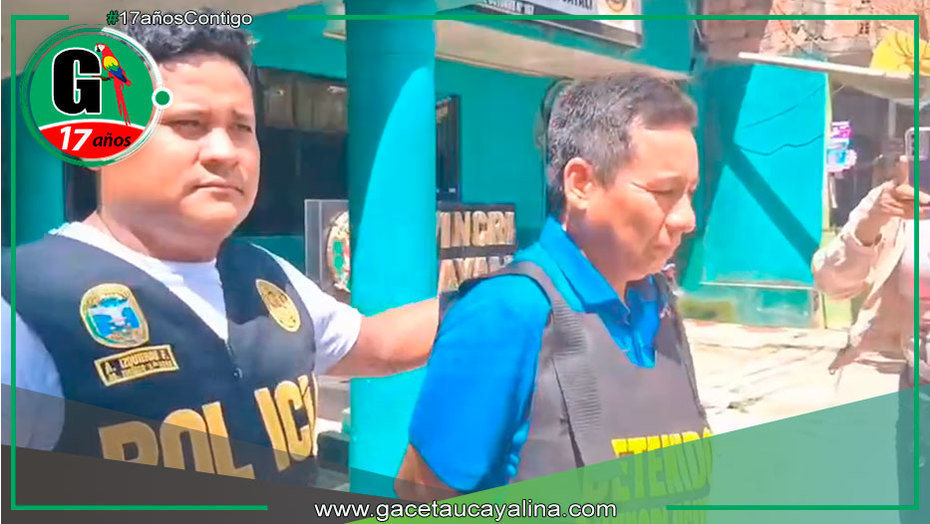 Detienen en Pucallpa a alcalde de Tushmo acusado de hurto agravado