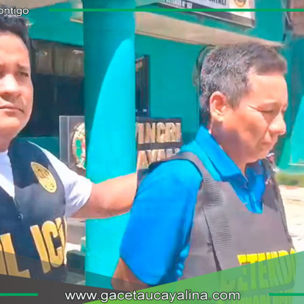 Detienen en Pucallpa a alcalde de Tushmo acusado de hurto agravado