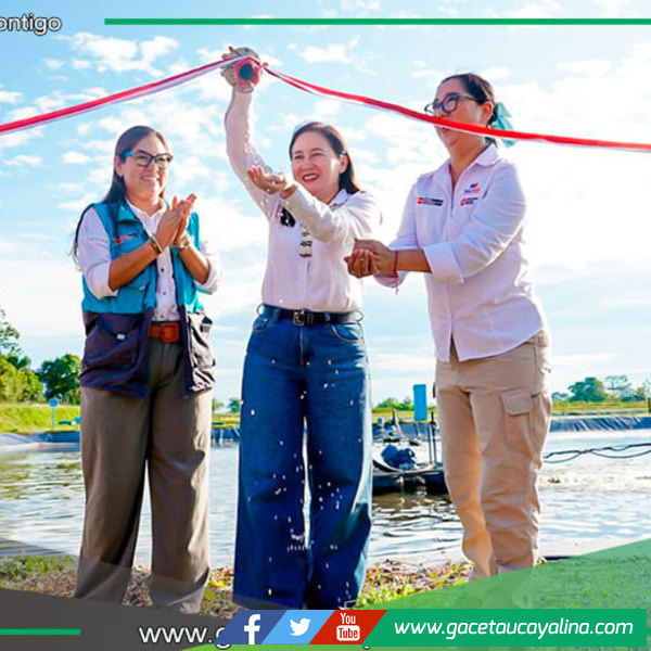 Callería inaugura planta de tratamiento de aguas residuales