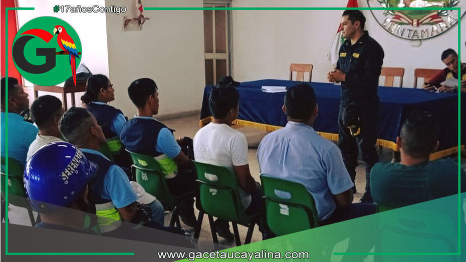 Municipio y PNP capacitan al Serenazgo en intervención ciudadana