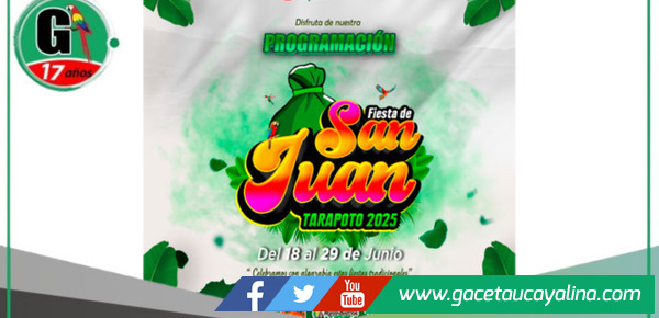 Tarapoto se prepara para vivir a lo grande la Fiesta de San Juan 2025 