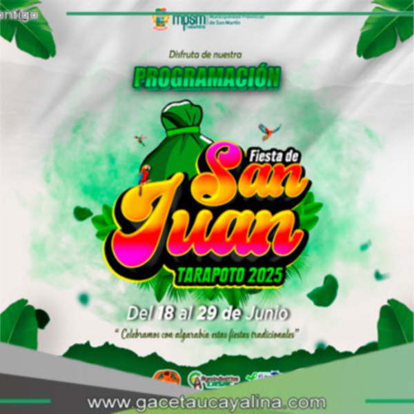 Tarapoto se prepara para vivir a lo grande la Fiesta de San Juan 2025 