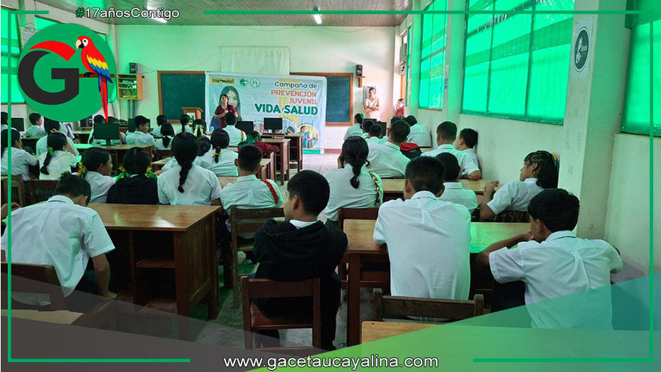 Municipalidad de Ucayali lleva salud preventiva a escolares de Contamana