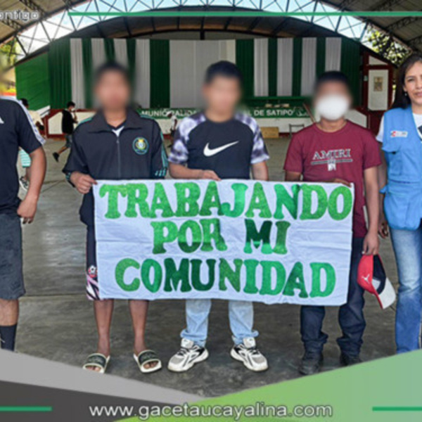 Adolescentes del SOA Selva Central promueven el cambio con jornada de limpieza en Satipo