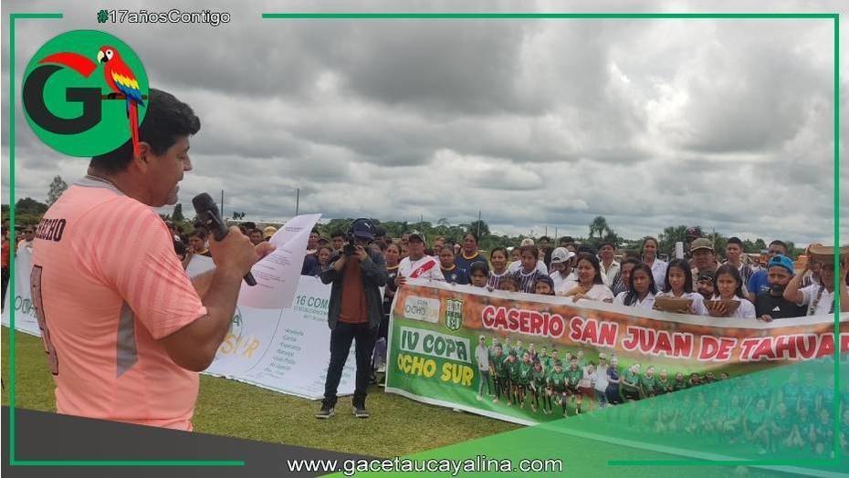 Gran fiesta deportiva intercomunidades fue la inauguración de la IV Copa Ocho Sur