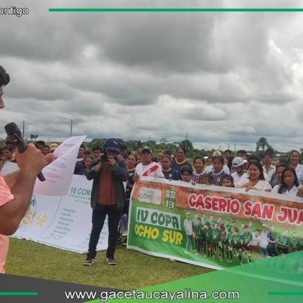 Gran fiesta deportiva intercomunidades fue la inauguración de la IV Copa Ocho Sur
