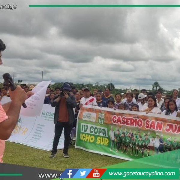 Gran fiesta deportiva intercomunidades fue la inauguración de la IV Copa Ocho Sur