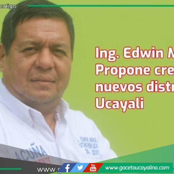 Edwin Miranda anuncia impulso a la distritalización como parte de su agenda legislativa