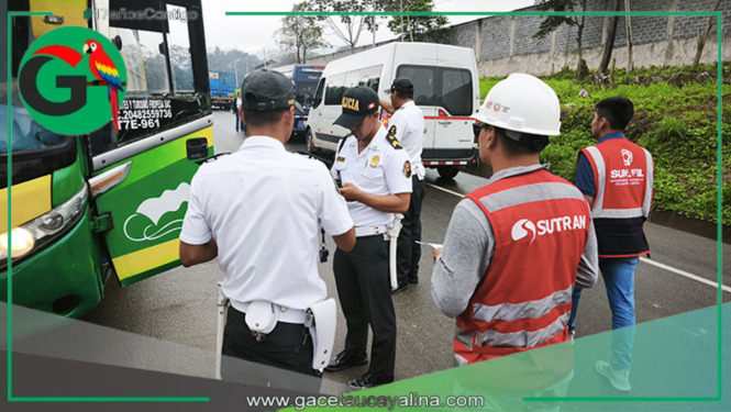 SUTRAN intensifica fiscalización de transporte terrestre en San Martín y Ucayali por celebraciones de San Juan