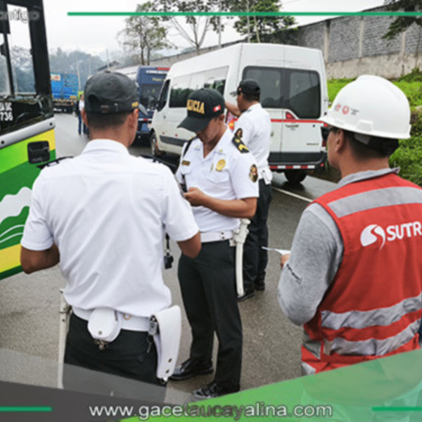 SUTRAN intensifica fiscalización de transporte terrestre en San Martín y Ucayali por celebraciones de San Juan