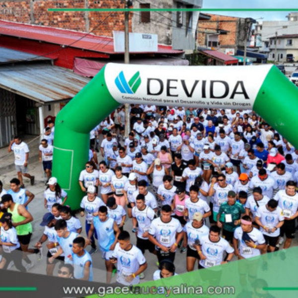 Más de 1200 personas participaron en el Festival Atlético “Yo Vivo Sin Drogas” en la capital loretana