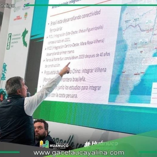 Ministro De Economía Anuncia Que Tren Bioceánico pasará por Pucallpa