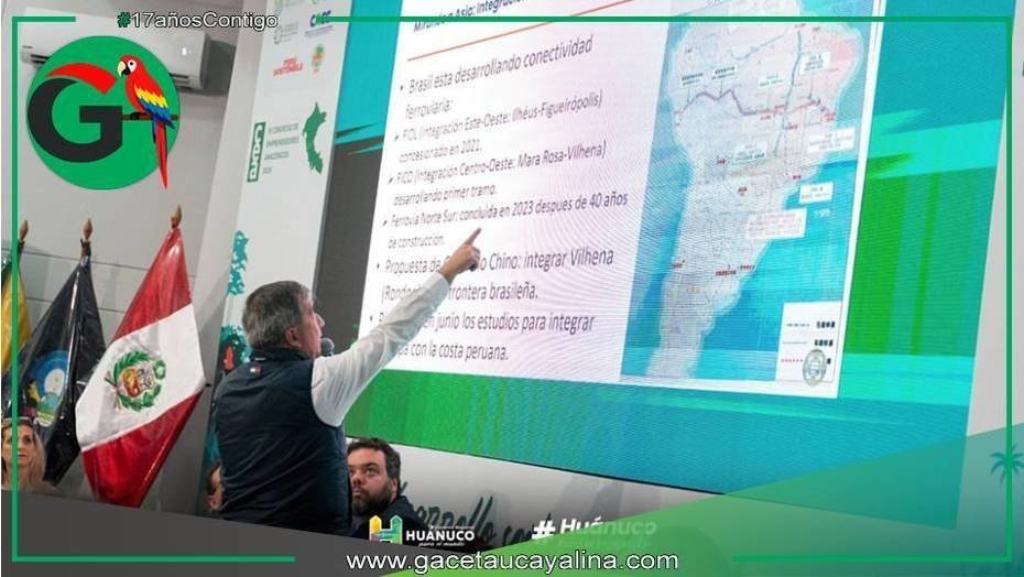 Ministro De Economía Anuncia Que Tren Bioceánico pasará por Pucallpa