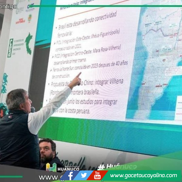 Ministro De Economía Anuncia Que Tren Bioceánico pasará por Pucallpa