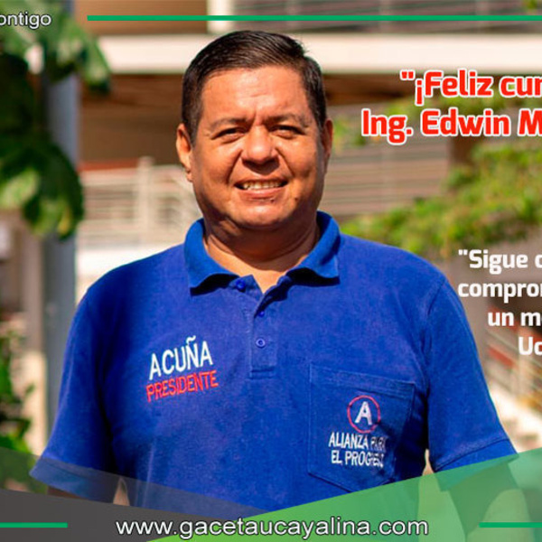 ¡Feliz cumpleaños, Ing. Edwin Miranda Ruiz!