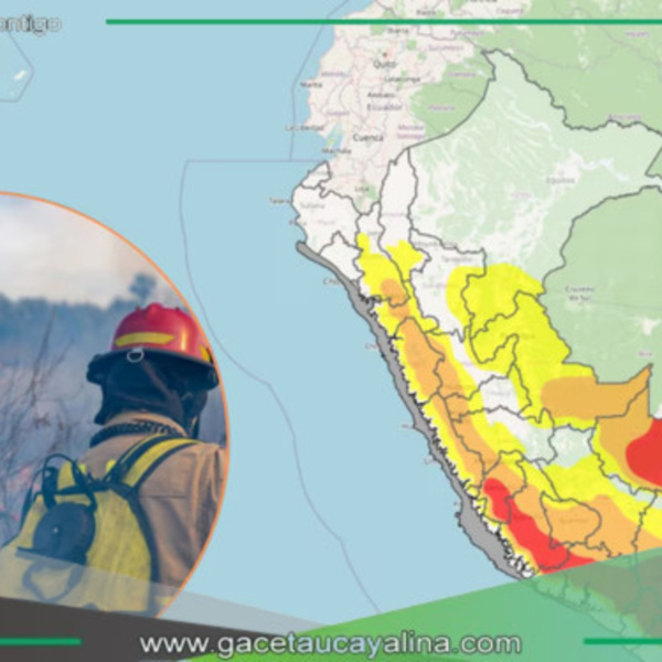 Nueve regiones del Perú entran en alerta roja por riesgo extremo de incendios forestales