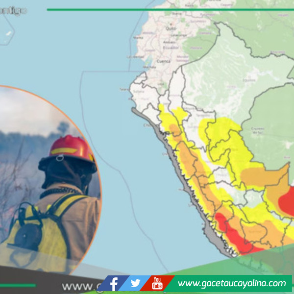 Nueve regiones del Perú entran en alerta roja por riesgo extremo de incendios forestales