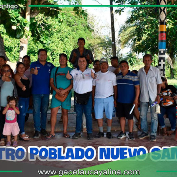 Candidato Edwin Miranda recorrió Masisea y Manantay con propuestas