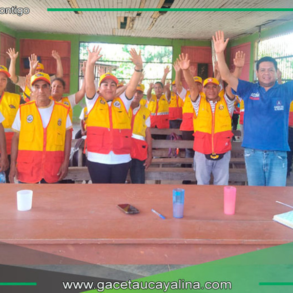 Juntas vecinales respaldan candidatura de Edwin Miranda en Ucayali